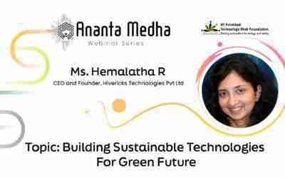 IPTIF Ananta Medha | Webinar Series | Ms  Hemalatha R