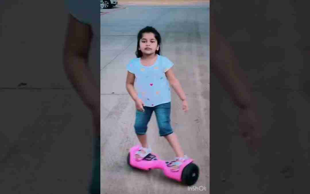 4 year girl is a pro on a hoverboard! #shorts #bts #fyp #foryou #btsreaction #viral #trending #ride