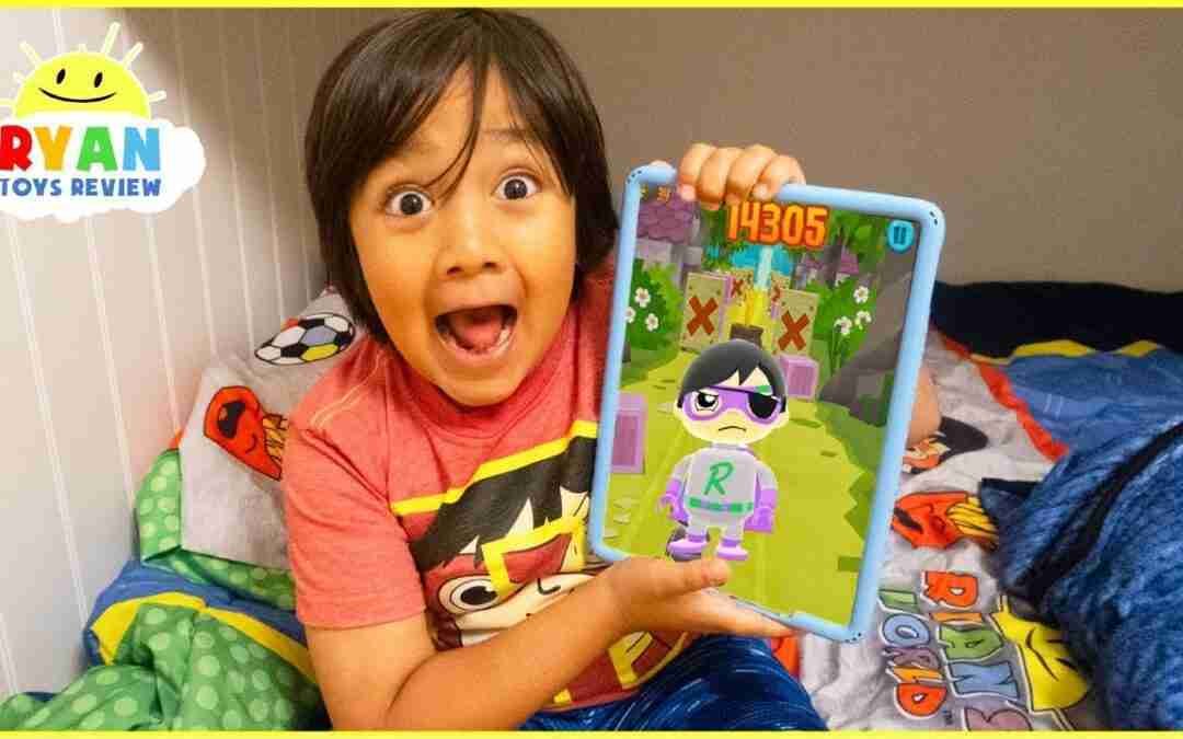 Tag with Ryan In Real Life Challenge and gameplay fun kids games!!!