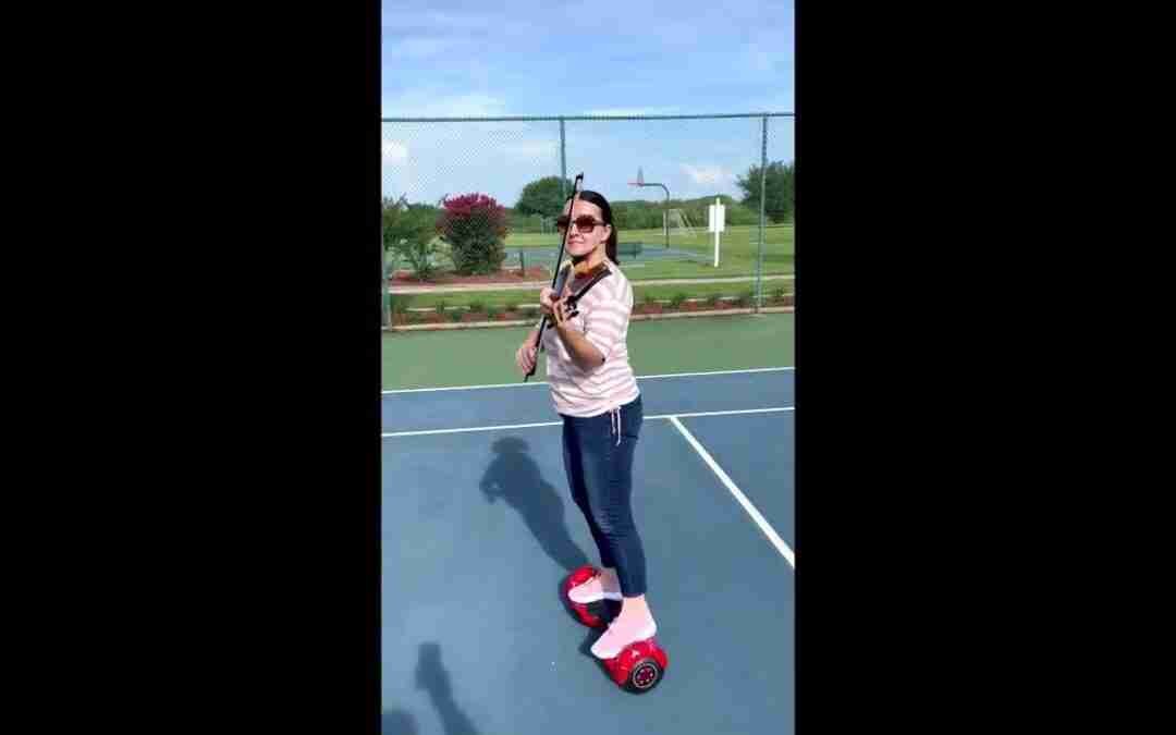 Por Una Cabeza Tango On Hoverboard