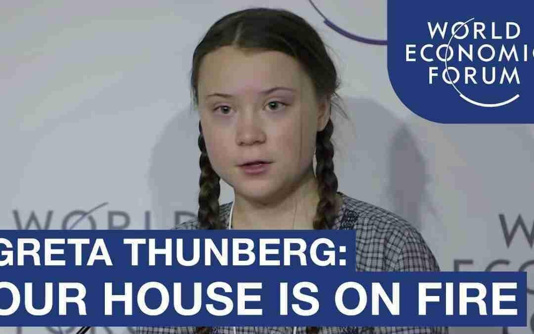 Greta Thunberg: Our House Is On Fire! | World Economic Forum 2019
