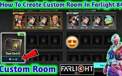 Farlight 84 Custom Room | How to Create Custom Room In Farlight 84 | Farlight 84 Room Details