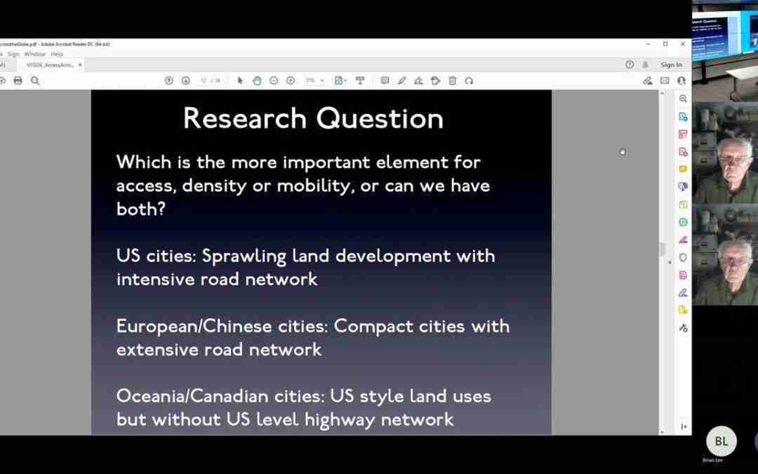 Urban Access Across the Globe & Designing Cycling Infrastructure – Dr Hao Wu & Dr Lee Roberts