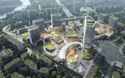 Liangjiang Yuzui OPN Area Concept Planning & TOD Central Area Urban Design, Chongqing, China