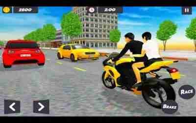 Bike Taxi Game: Driving Games – Android Gameplay #1
