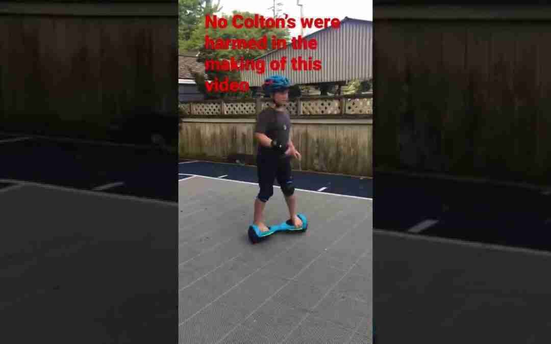 How many spins can I do? #shorts #death #spin #hoverboard #dizzy