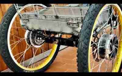 TRICICLO COM MOTOR DE HOVERBOARD CASEIRO,PARTE 4, DIY, INVENTOS E IDEIAS
