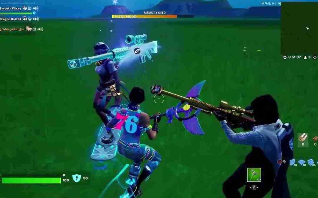 Funny Fortnite hoverboard glitch (we broke the map)