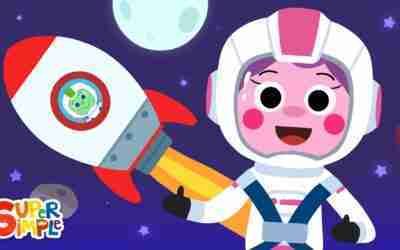 We're Going On A Rocket Ship | Kids Songs | Super Simple Songs