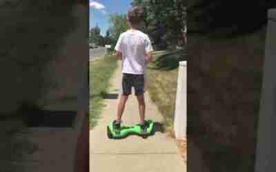 Going around the block with HOVERBOARDS