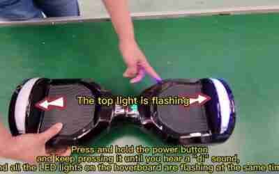 Gotrax hoverboard calibration balance video