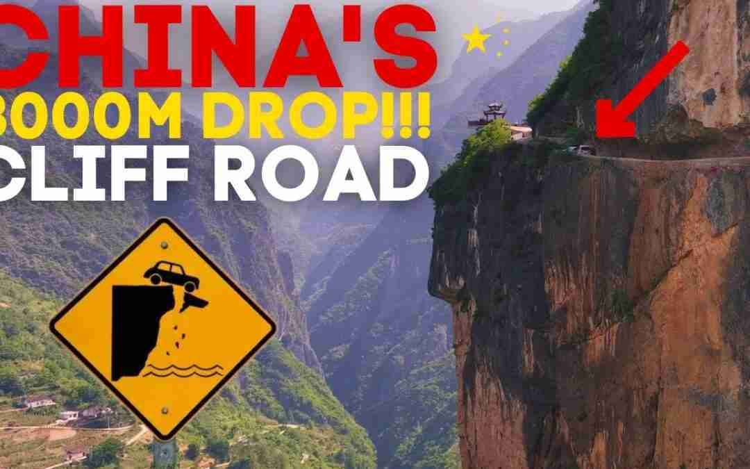 China's Wild Cliff Road 3000 Meters| Lanying Cliff Road Chongqing