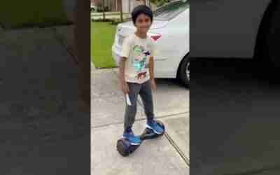 First Time Riding HoverBoard _Shorts _youtube _youtubeshorts _hoverboard