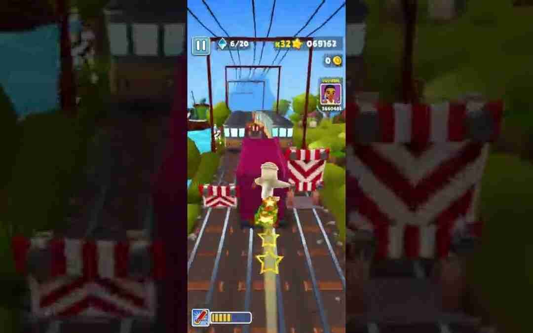 My subway surfers no coin challenge record with Hoverboard (5:06)