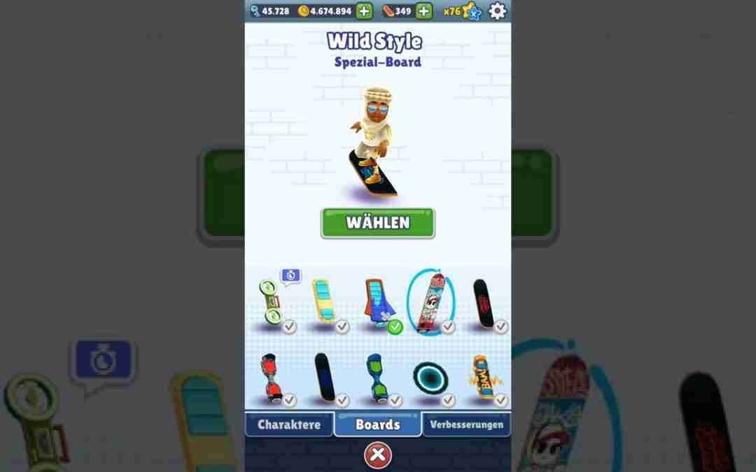 Ich bewerte Hoverboards Subwaysurfers