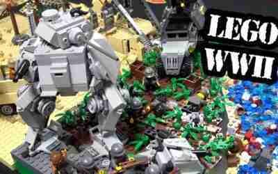 LEGO WWII Mech Tank Battle at World War Brick 2022