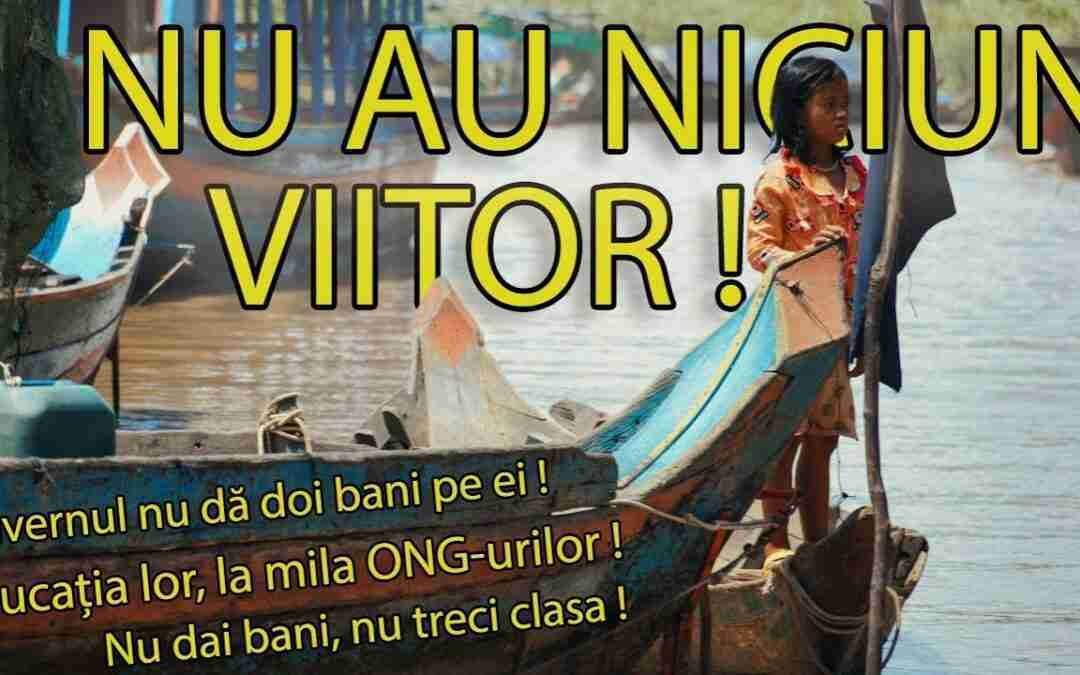 RISC ridicat de ÎMBOLNĂVIRE și copiii fără educație la mila ONG-urilor !