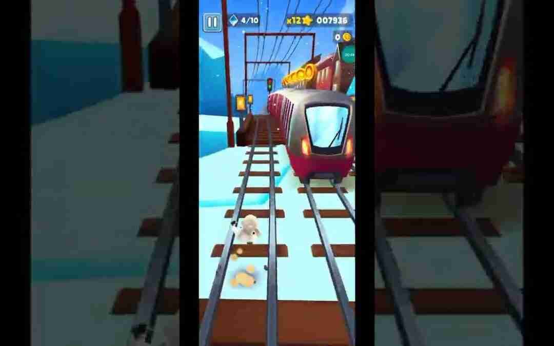 Subway surf, no coin, keys and hoverboards