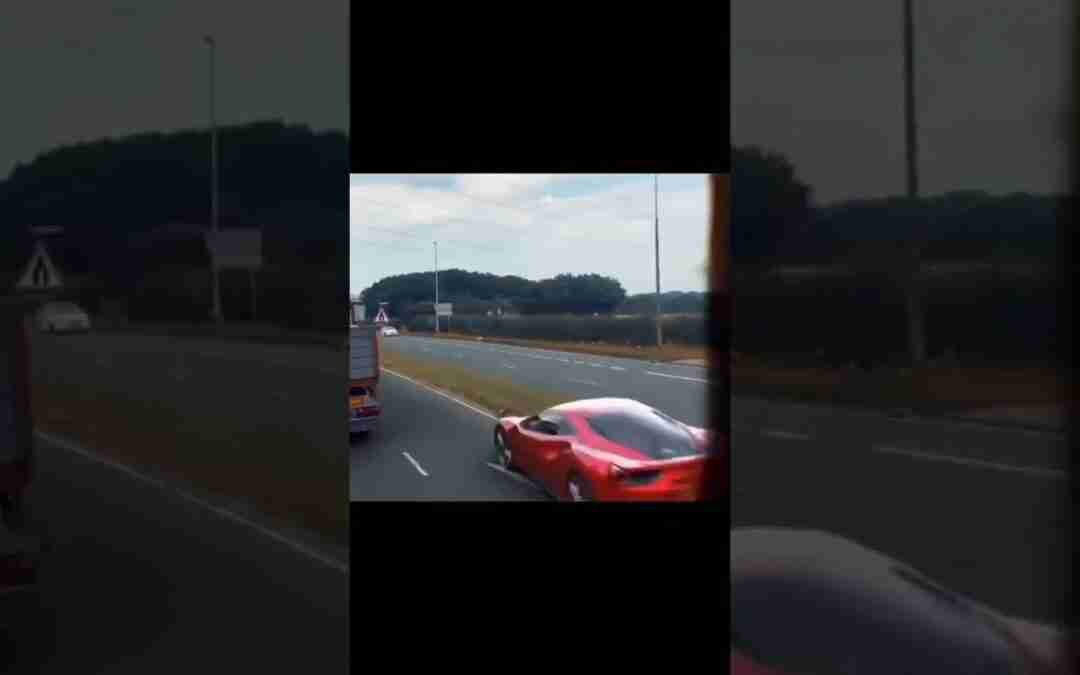 Ferrari get ride of thief #shorts #thief #ferrari