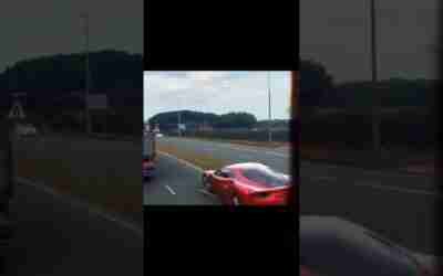 Ferrari get ride of thief #shorts #thief #ferrari