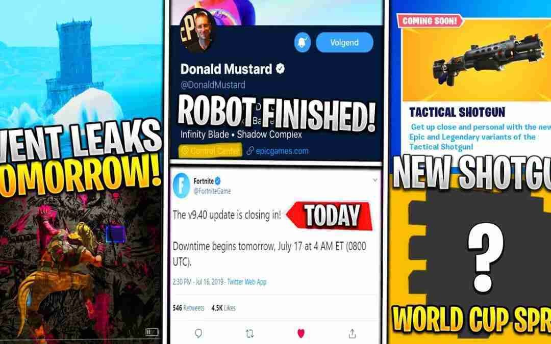 *NEW* Fortnite: 9.40 Update Tomorrow! FINAL BATTLE Event Leaks, Skins, Tactical Shotgun, WC Spray!