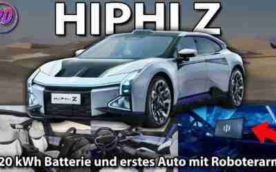 HUMAN HORIZONS HIPHI Z – 120 kWh Batterie,… aber schon fast zu futuristisch?