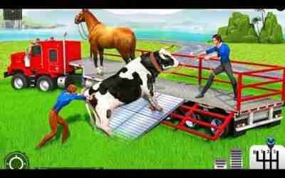 Farm Animals Transport Truck : animal transport vehicles driving game ( android games )