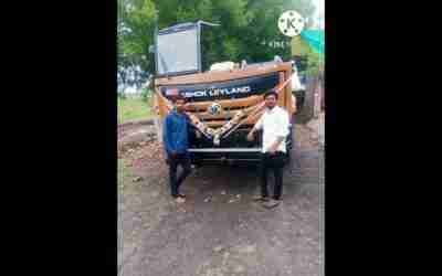 new truck 14 tyres in Ashok Leyland new channel.     …  subscribe