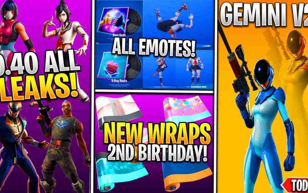 *NEW* Fortnite: 9.40 ALL LEAKED SKINS & EMOTES! (Gemini v2, Tsuki, Business Hip, World Cup Cape)