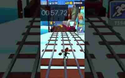 Speedrun subway surfers (No coin, no keys/hoverboards)