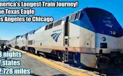 America's LONGEST Train Journey! The Texas Eagle!