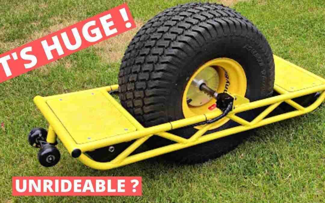 How to build a GIANT onewheel with hoverboard parts