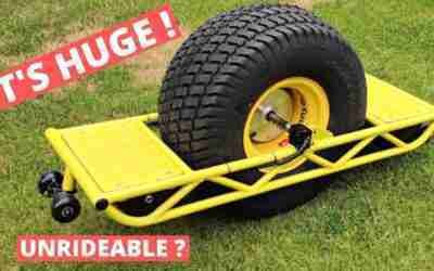 How to build a GIANT onewheel with hoverboard parts