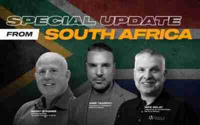 Special Update from South Africa