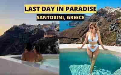 What can 1 Lakh get you in a day in Santorini ? || Most expensive Island of Greece ||