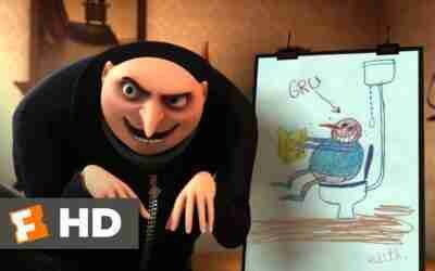 Despicable Me (9/11) Movie CLIP – I Sit on the Toilet (2010) HD