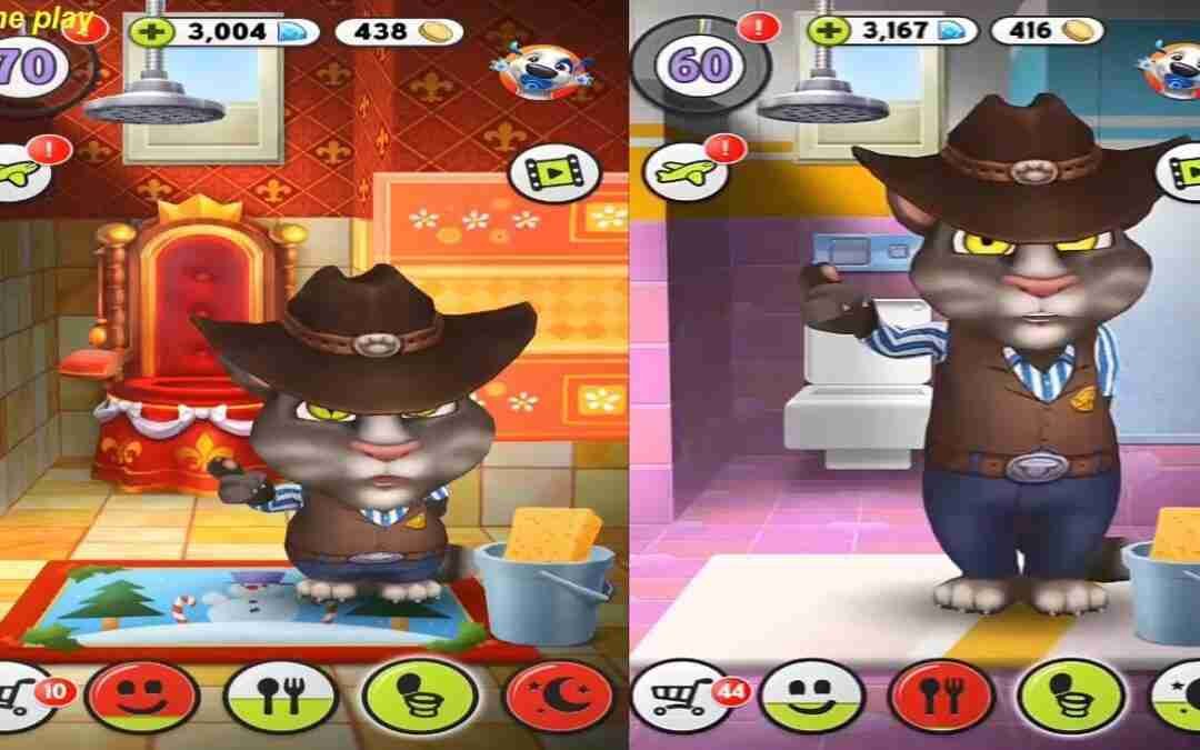 My Talking Tom baby VS Adult Size Great Makeover for Children HD