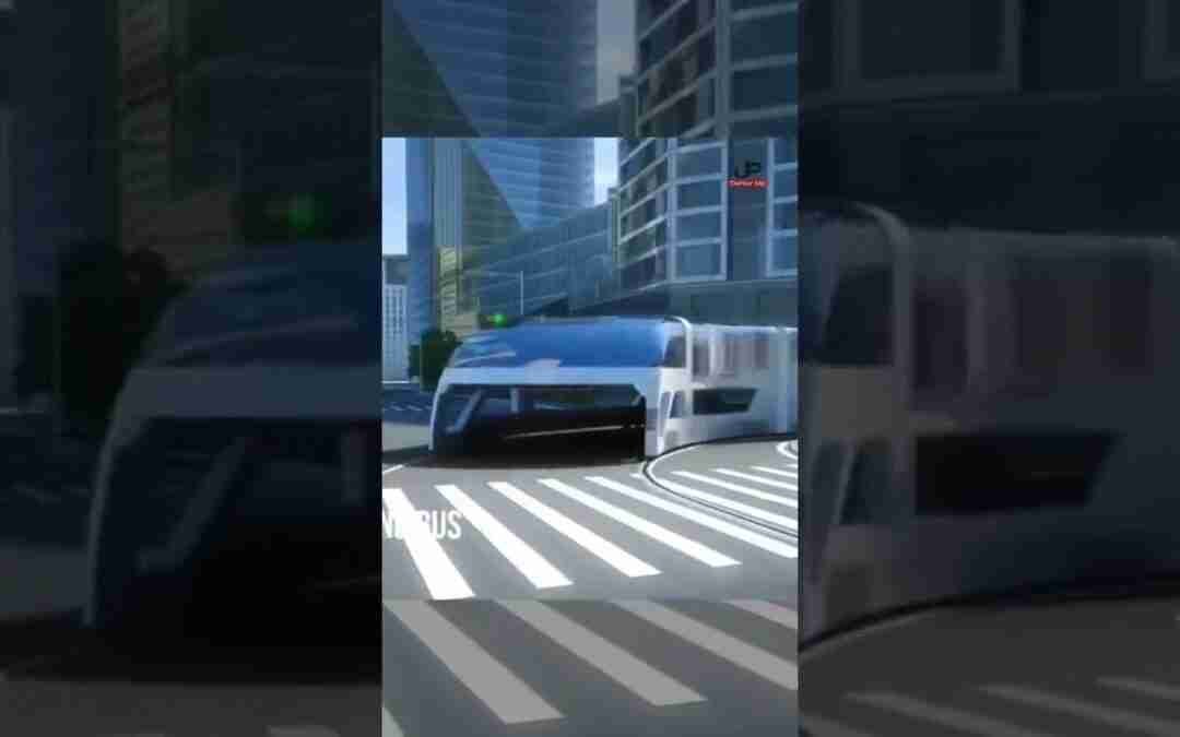 Transit Elevated Bus, Bus anti macet buatan china #shorts