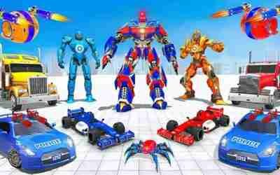 Bus Robot Transport Simulator: Pick up Passenger and Eliminated Enemy Robot- Android iOS Gameplay