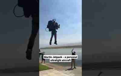 Martin Jetpack – a personal ultralight aircraft #shorts #tech #informative