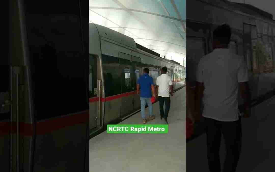 NCRTC Rapid Metro at RRTS Duhai Dipot Ghaziabad