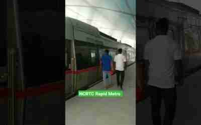 NCRTC Rapid Metro at RRTS Duhai Dipot Ghaziabad