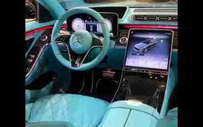 Mercedes Maybach S 580 blue interior #mercedes #short
