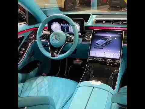 Mercedes Maybach S 580 blue interior #mercedes #short