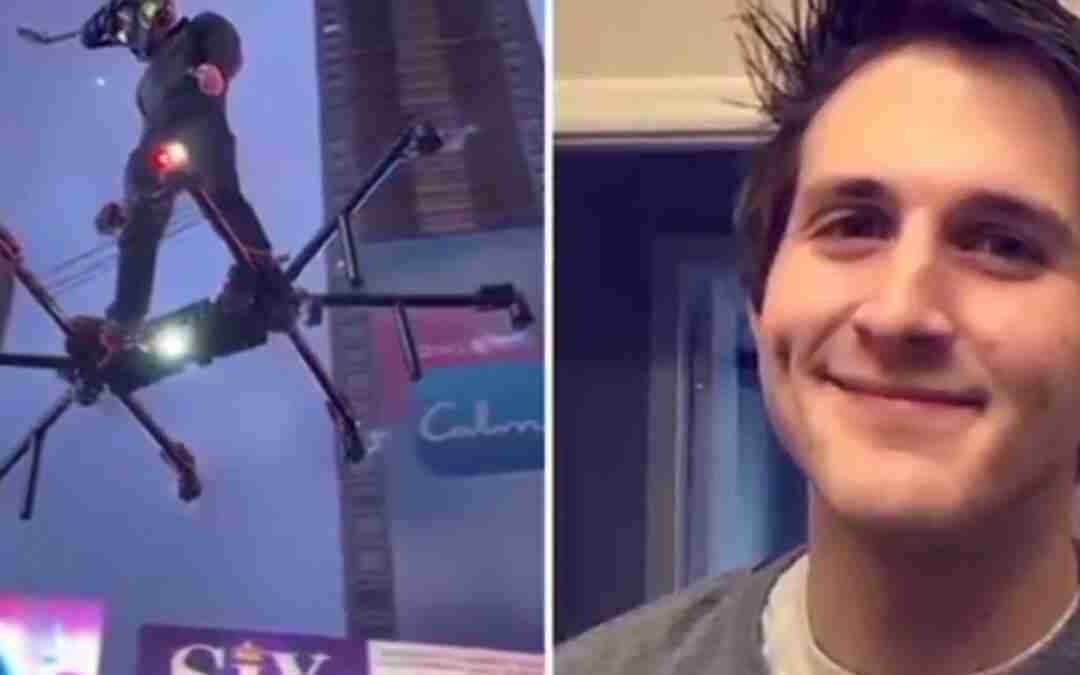 Hunter Invented New Man Carrying Drone | SkySurfer