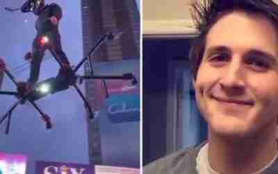 Hunter Invented New Man Carrying Drone | SkySurfer