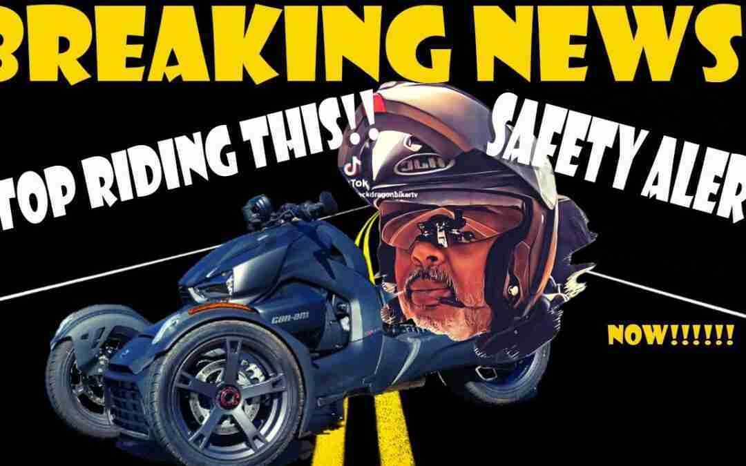 BREAKING: Do Not Ride Recall Issued for Can-Am Ryker Motorcycles