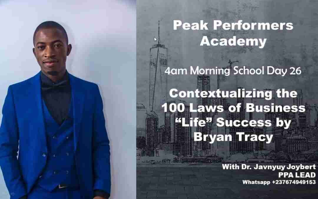 The Cornerstone of Great Career & Business Leadership (Law of Integrity) by Dr. Javnyuy Joybert