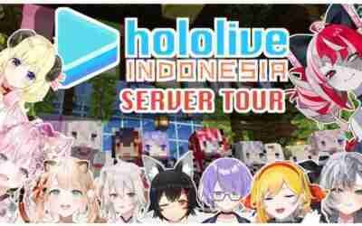 Memperlihatkan keindahan Holo ID server bersama Holo JP 【Hololive Server tour】