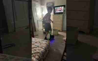 How to ride a hoverboard